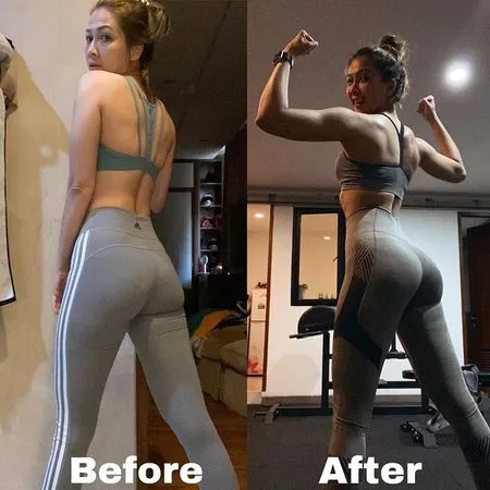 8 Potret Andrea Dian yang Tetap Stunning Meski Keringatan Saat Nge-Gym, Pamer Body Goals Berotot!