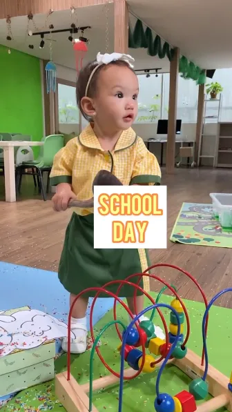 8 Potret Baby Claire Putri Shandy Aulia Saat Pakai Seragam Sekolah, Lucu Nggemesin Banget!