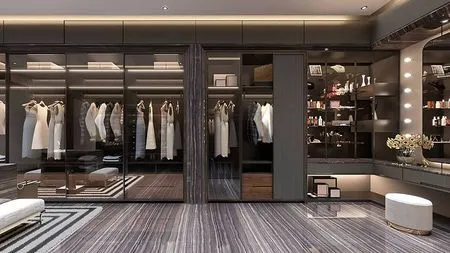 8 Potret Desain Walking Closet dan Master Room Rachel Vennya, Mewah Bernuansa Abu-Abu Hingga Kayu