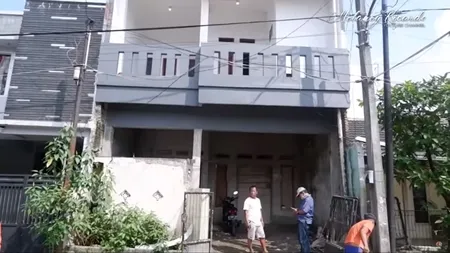8 Potret Kondisi Rumah Pak Ogah 'Si Unyil' yang Memprihatinkan, Bangunan Setengah Jadi - Sempat Ambruk Karena Banjir
