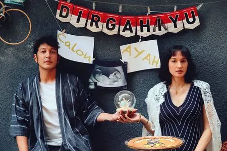 8 Potret Perayaan Ulang Tahun Dimas Anggara, Nadine Chandrawinata Pamer Perut Hamil Anak Pertama