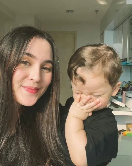 8 Potret Zayn Kael Anak Ganteng Lucky Perdana dan Lidi Brugman yang Berparas Bule dan Berambut Pirang, Senyumnya Bikin Gemes Banget