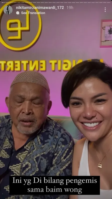 9 Momen Nikita Mirzani Temui Kakek Suhud yang Dimarahi Baim Wong, Beri Uang Tunai 10 Juta Rupiah - Sudah Dianggap Kakek Sendiri