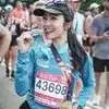 9 Potret Febby Rastanty Bangga Raih Medali Six Star Finisher Marathon, Sempat Nyusruk Berdarah