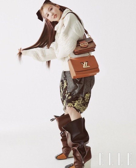 9 Potret Nayeon TWICE di ELLE Magazine Korea, Mewah dan Elegan dalam Balutan Item Fashion Louis Vuitton