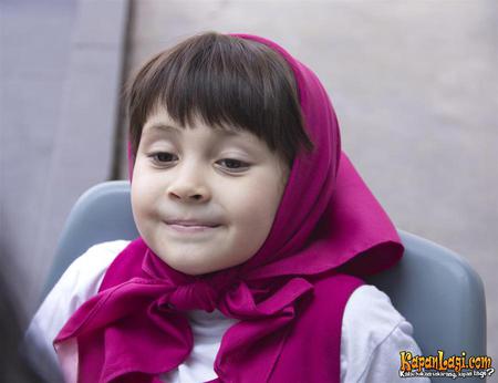Berbagai Ekspresi Imut Richelle Si Masha Cantik Asal Indonesia Kapanlagi Com