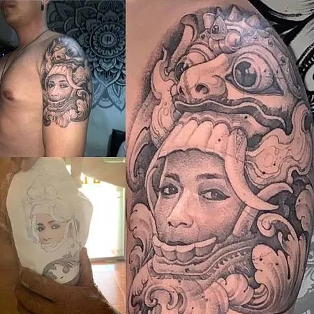 Buktikan Cintanya yang Tak Terbatas, 6 Selebriti Ini Tato Wajah Kekasihnya di Tubuh