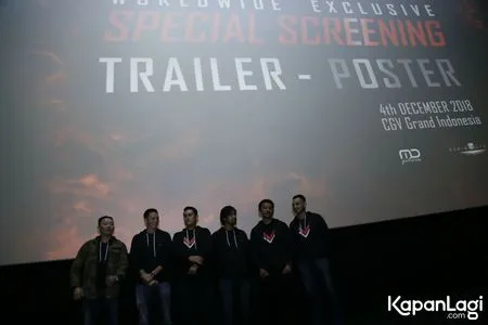 Chicco Jerikho & Putri Marino di Peluncuran Trailer 'FOXTROT SIX'
