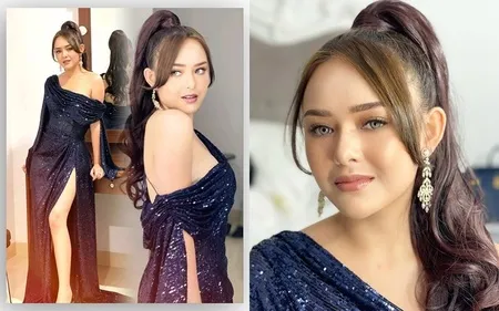Deretan Foto Cantik Amanda Manopo Tampil Glamor, Pakai Dress Pamer Kaki Jenjang - Gaya Rambut Ponytail Memukau!