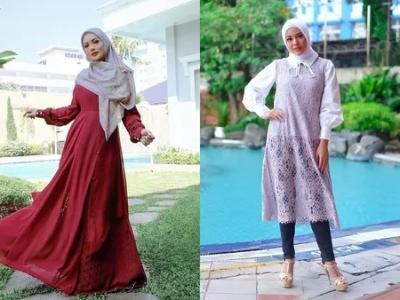 Deretan Potret Adu Gaya Krisdayanti dan Aurel Hermansyah Pakai Hijab, Sama-Sama Cantik Terlihat Semakin Mirip!