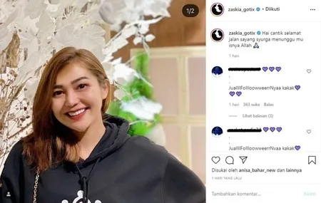 Dikritik Atas Ucapan Bela Sungkawanya terhadap Chacha Sherly, Begini Ucapan Duka Zaskia Gotik Untuk Kematian Seleb Lain!