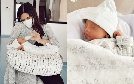 Foto-Foto Baby Anzel Anak Audi Marissa yang Lahir Prematur, Begitu Cute Mungil dan Wajah Gantengnya Jadi Sorotan