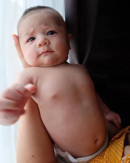 Foto 7 Ekspresi Lucu Anak Selvi Kitty Gemes Banget Kapanlagi Com