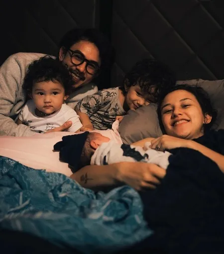 Foto Baby Callum Anak Ketiga Dahlia Poland dan Fandy Christian, Ganteng dan Bule Banget