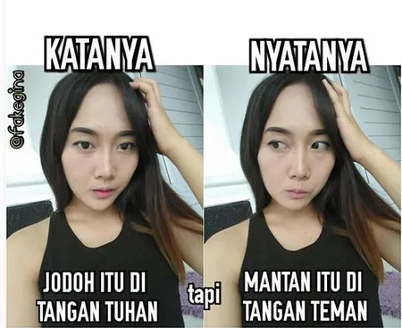 Wallpaper Foto Fake Gina Si Cantik Ini Bikin Ngakak Karena Meme Buatannya Desktop Wallpaper Free