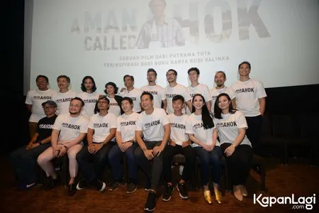 FOTO: Hadiri Preskon, Ini Deretan Pemain Film 'A MAN CALLED AHOK'