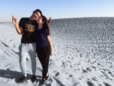 Foto Makin Mesra Stephanie Poetri Kekasih Liburan Ke Dubai Kapanlagi Com