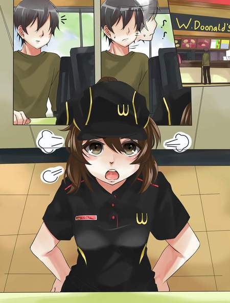 Foto Pegawai Minimart Hingga Ojek Online Versi Anime Cute M