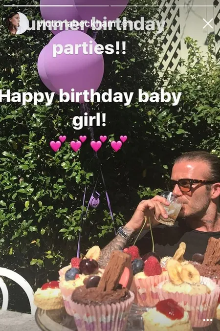 FOTO: Pesta Ultah Harper Beckham, Keluarga - Istana Buckingham