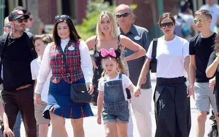 FOTO: Serunya Liburan Harper Beckham & Keluarganya ke Disneyland
