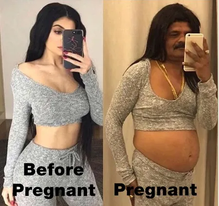Foto Siap Siap Ketawa Sederet Meme Lucu Kehamilan Kylie Jenner Kapanlagi Com