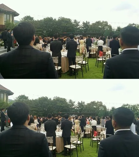 FOTO: Suasana Meriah Pesta Pernikahan Bae Yong Jun & Park Soo Jin