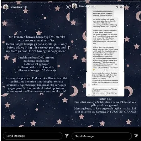 Heboh Artis SA Diduga Langgar Endorsement dan Lama Bayar Barang Belanjaan, Netizen Serbu Instagram Shandy Aulia