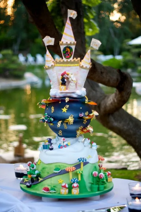 Inilah Kue Kue Pernikahan Impian Para Gamer Nggak Tega Dimakan M Kapanlagi Com
