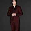 Jungkook BTS di Event Hublot, Karismatik Pakai Setelan Jas Maroon