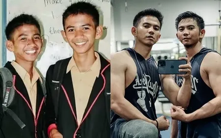 Kini Kekar Atletis, Ini Deretan Foto Jadul Rizki dan Ridho DA Saat Masih Berbadan Kurus: Sudah Kompak Banget Dari Dulu!