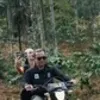 Luna Maya Blusukan Naik Motor Trail Untuk Memastikan Hutan Tetap Lestari
