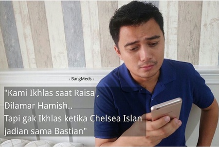 Meme Lucu Soal Rumor Hubungan Chelsea Islan Dan Bastian Steel Kapanlagi Com