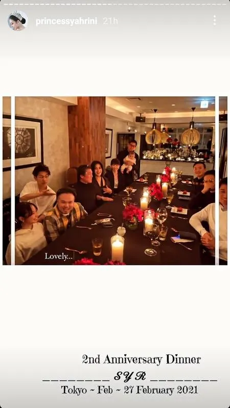 Momen Dinner Anniversary Syahrini dan Reino Barack, Mewah Banget - Aktor Kamen Rider Jadi Tamu Spesial
