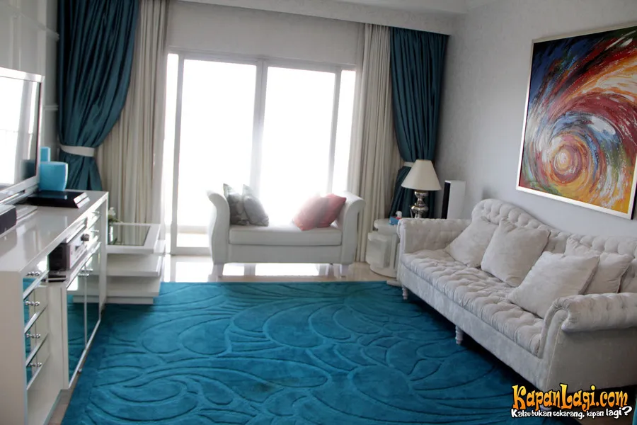 Mewah dan Nyaman, Apartemen Raffi Ahmad Penuh Warna Tosca 