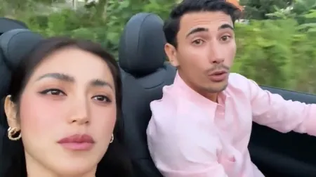 Naik Mobil Atap Terbuka, Potret Mesra Jessica Iskandar & Vincent Verhaag Jalan-Jalan Sore: Pasutri yang Lengket Banget!