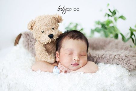 new born baby abimanyu anak vicky shu