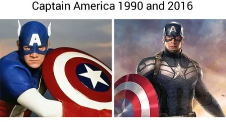 Perbandingan Kostum Superhero Saat Jadul vs Modern, Seunik Apa?