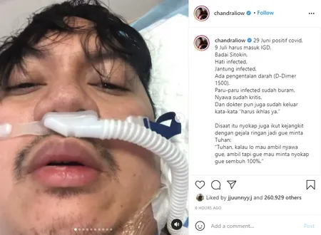 Perjalanan Chandra Liow Berjuang Sembuh dari Badai Sitokin, Dokter Sempat Bilang "Harus Ikhlas Ya" Tapi Takdir Berkata Lain