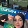 Potret Celine Evangelista Lari 5 km Bareng Sederet Seleb, Konsisten Tampil Tertutup