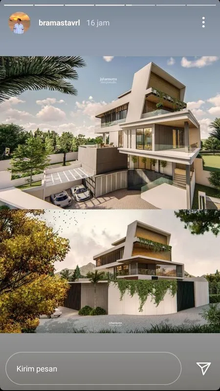 Potret Desain Rumah Baru Verrell Bramasta Usung Konsep Minimalis Futuristik Super Mewah Dilengkapi Jacuzzi Di Rooftop Kapanlagi Com