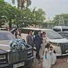 Potret Kedatangan Brisia Jodie & Jonathan Alden di Katedral Jakarta, Siap Jalani Pemberkatan Nikah