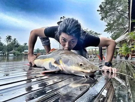 Potret Kegembiraan Dapat Ikan Besar, Ekspresi Randa LIDA Lucu