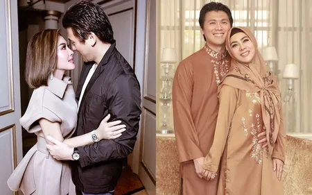 Potret Kemesraan Bareng Syahrini Postingan Reino Barack, Sebut Sang Istri Belahan Jiwa - Mata Pancarkan Kebahagiaan
