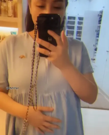 Potret Nagita Slavina dengan Baby Bump Usia Delapan Bulan, November Bakal Lahiran