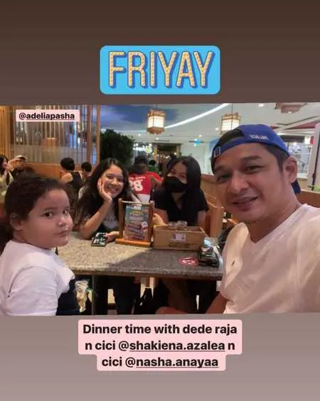 Potret Pasha Ungu Ngedate Bareng Shakiena dan Nasha Dua Anak Gadisnya, Adek Raja yang Cute Juga Ikut