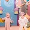 Potret Rayyanza Buka Bareng Lily, Gemes Pakai Gamis