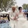 Potret Resepsi Pernikahan Huang Zitao dan Yiyang, Versi Outdoor Sore Hari