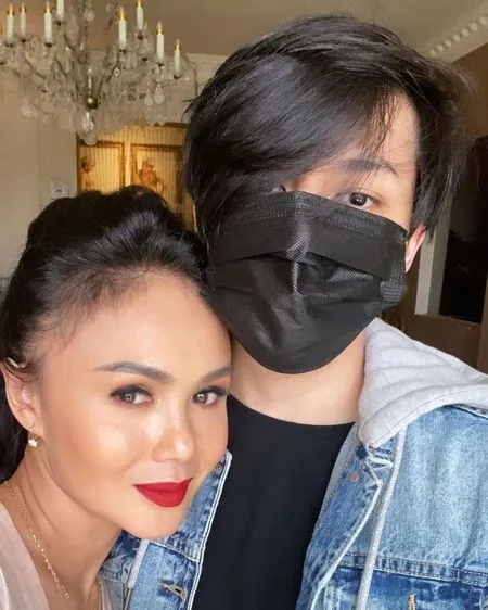 Potret Yuni Shara Bersama Dua Putranya Cavin dan Cello, Senang Akhirnya Anaknya Mau Diajak Foto