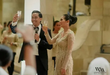 Resepsi Pernikahan Caca Tengker Bahagia Tanpa Raffi Dan Gigi Kapanlagi Com