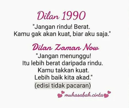 Rindu Itu Berat Meme Meme Lucu Dilan Ini Tengah Viral Kapanlagi Com